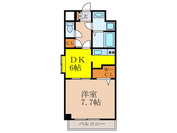 アクアスイ－ト新大阪の物件間取画像